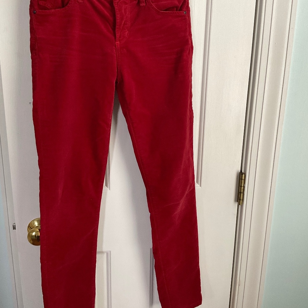 Avedon Citizen for Humanity Red Velvet Jean